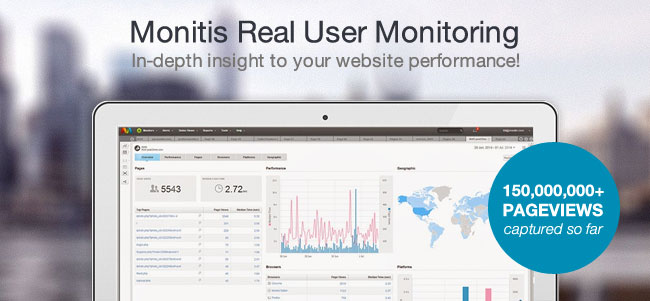 Monitis Real User Monitoring - In-depth insight to your website peroformance!
